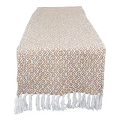 Dii Mini Diamond Table Runner 15x72 In Stone