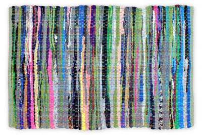 Dii Multicolor Chindi Indoor Reversible Area Rug