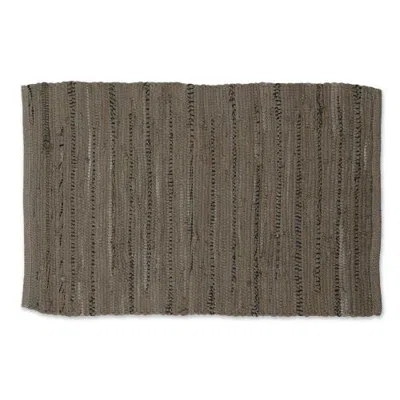 Dii Multicolor Chindi Indoor Reversible Area Rug In Brown