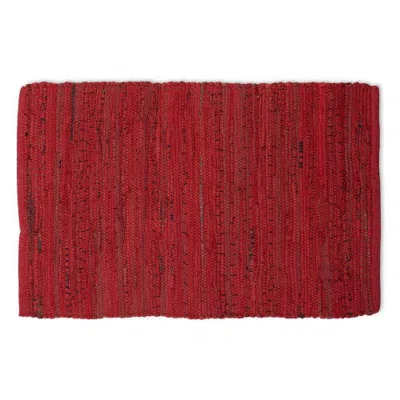 Dii Multicolor Chindi Indoor Reversible Area Rug In Wine