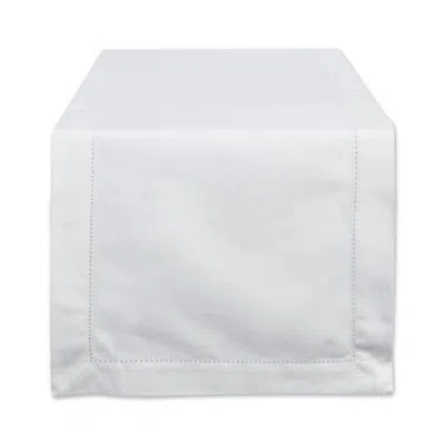 Dii Off-white Hemstitch Table Runner 14x108