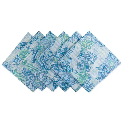 Dii Outdoor Blue Watercolor Napkin (set Of 6)