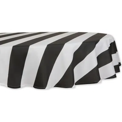 Dii Outdoor Printed Tablecloth 60 Round In Black