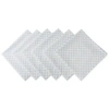 Dii Printed Dots Napkin Set/6 In White
