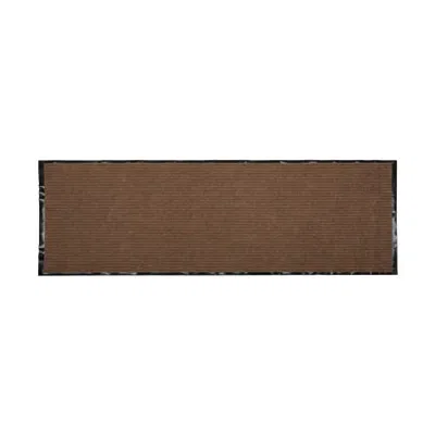 Dii Ribbed Walk Off Utility Runner 22x60" In Brown