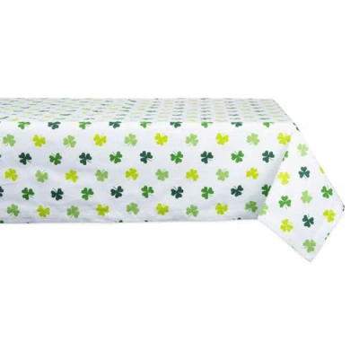 Dii Shamrock Shake Print Tablecloth 60x84 In Multi