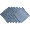 Dii Solid Chambray Napkin Set/6 In Blue