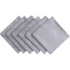 Dii Solid Chambray Napkin Set/6 In Gray