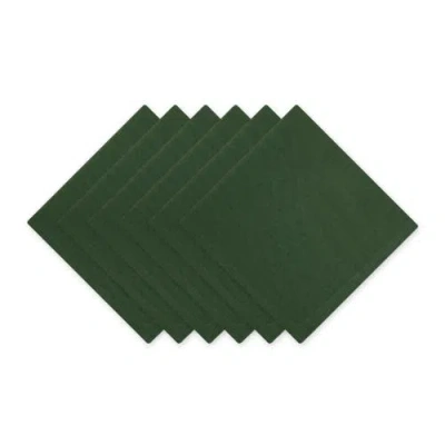 Dii Solid Everyday Cloth Napkin Set/6 In Dark Green