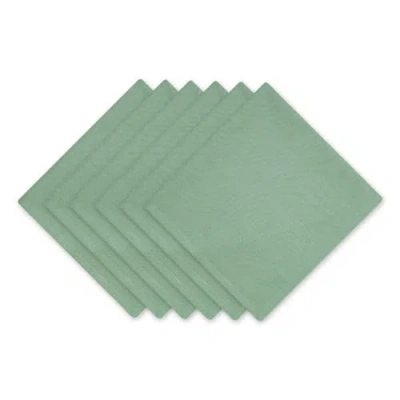 Dii Solid Everyday Cloth Napkin Set/6 In Jadeite