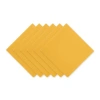 Dii Solid Everyday Cloth Napkin Set/6 In Marigold