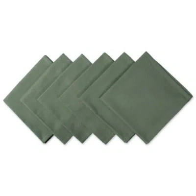 Dii Solid Everyday Cloth Napkin Set/6 In Sage
