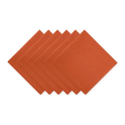 Dii Solid Everyday Cloth Napkin Set/6 In Spice