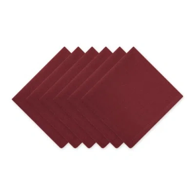 Dii Solid Everyday Cloth Napkin Set/6 In Wine