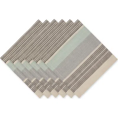 Dii Variegated Cotton Napkin Set/6 In Multi-color
