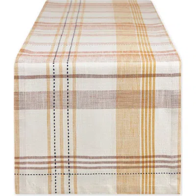 Dii Veranda Plaid Table Runner