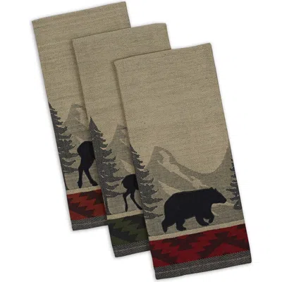 Dii Walk In The Woods Jacquard Dishtowel Set/3