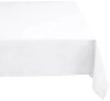 Dii White Polyester Tablecloth 60x84 In White
