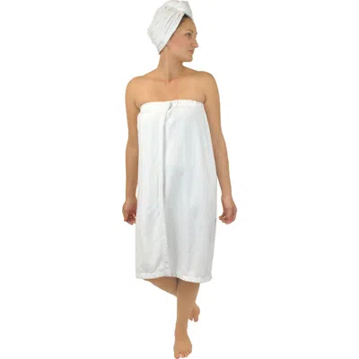 Dii White Shower & Hair Wrap Set