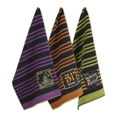 Dii Witchful Thinking Embellished Dishtowel Set/3