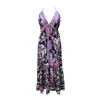 Dijo Clothing Women's Black / Pink / Purple Cape Tribulation Gypsy Girl In Black/pink/purple