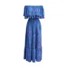 Dijo Clothing Women's Blue Shanti Silk Ajna Dress In Blue