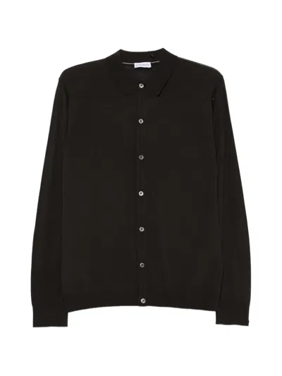 Diktat Button-up Cardigan In Multi