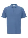 Diktat Cotton Polo Shirt In Blue