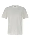 Diktat Side-slit Crew-neck T-shirt In White