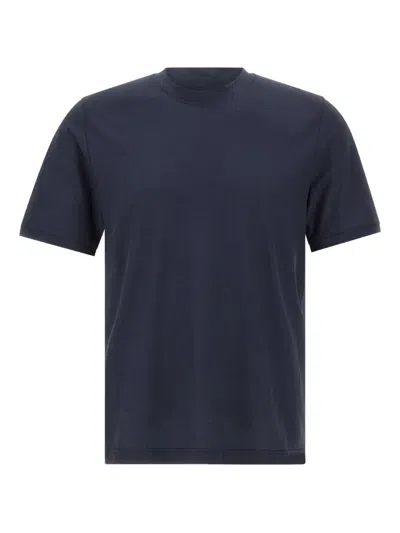 Diktat Cotton T-shirt In Blue