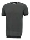 Diktat Cotton T-shirt In Gray