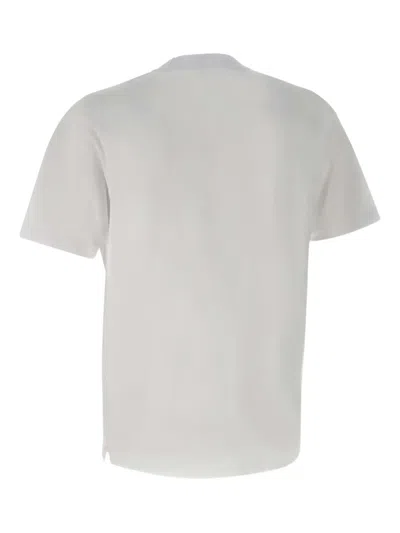 Diktat Crew-neck Short-sleeve T-shirt In White