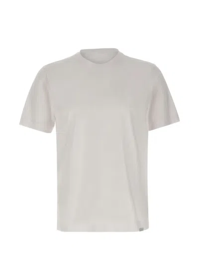 Diktat Crew-neck Side-slits T-shirt In White