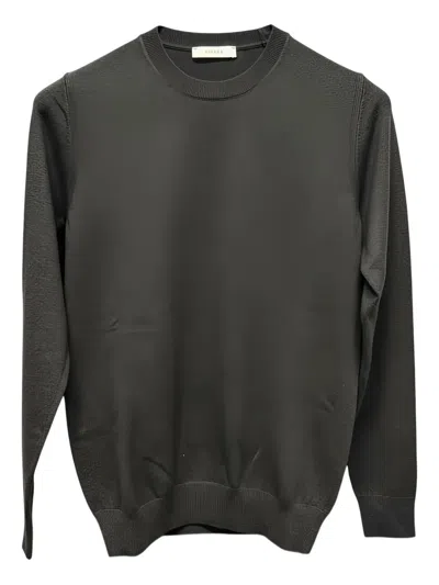 Diktat Crew-neck Sweater In Gray