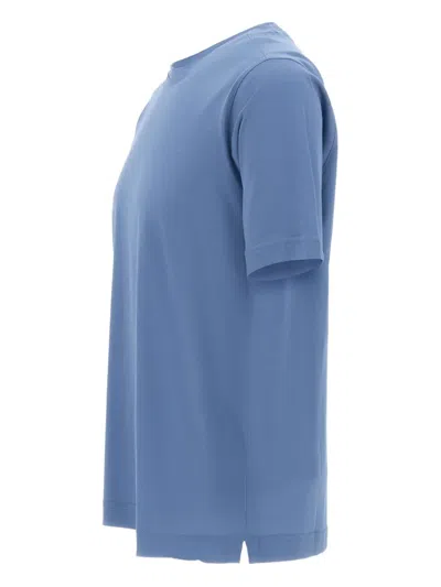Diktat Crew-neck T-shirt In Blue