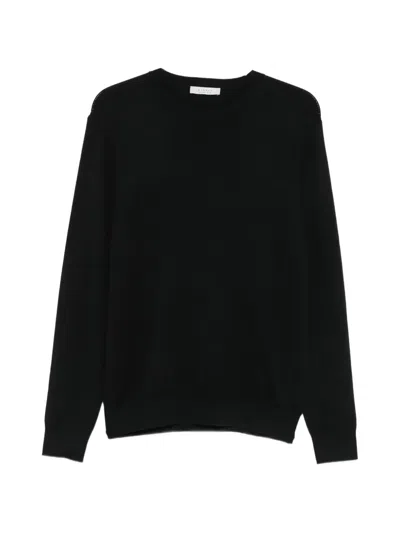 Diktat Crew-neck Sweater In Black