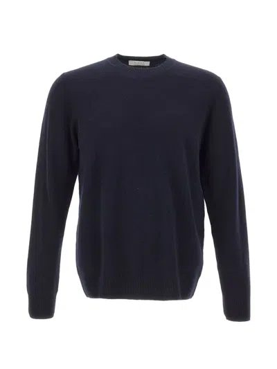 Diktat Crew-neck Sweater In Blue