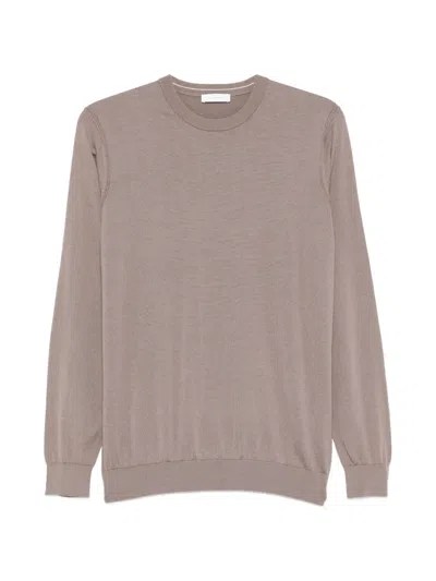 Diktat Crew-neck Sweater In Neutral