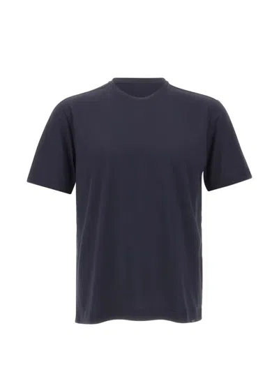 Diktat Crew-neck T-shirt In Blue