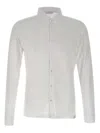 Diktat Cutaway-collar Long-sleeve Shirt In White