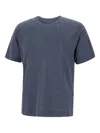 Diktat Linen T-shirt In Blue