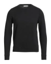 Diktat Man Sweater Midnight Blue Size 3xl Merino Wool In Black
