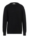 Diktat Man Sweater Black Size Xxl Merino Wool In Blue