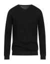 Diktat Man Sweater Black Size Xxl Viscose, Wool, Nylon In Black