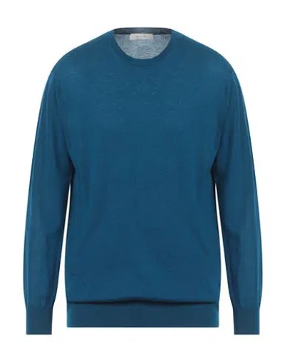 Diktat Man Sweater Blue Size Xxl Merino Wool