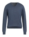 Diktat Man Sweater Blue Size L Viscose, Wool, Nylon In Blue