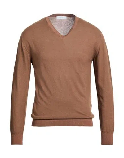 Diktat Man Sweater Brown Size L Cotton