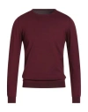 Diktat Man Sweater Burgundy Size L Viscose, Wool, Nylon In Burgundy