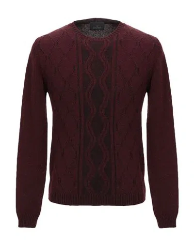 Diktat Man Sweater Burgundy Size Xxl Merino Wool, Acrylic, Synthetic Fibers, Cotton, Viscose In Red