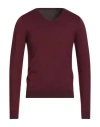 Diktat Man Sweater Burgundy Size Xxl Viscose, Wool, Nylon